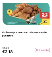 pains au chocolat 2+2 dimanches de novembre 